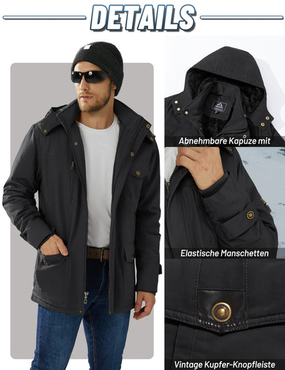 KEFITEVD moška zimska jakna – velikost L