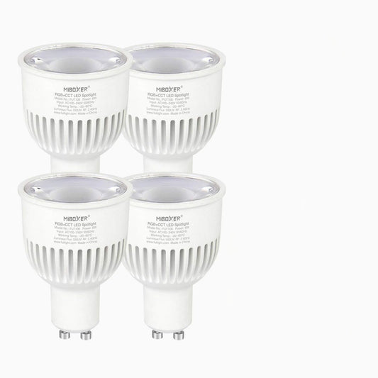 Pametne LED sijalke LIGHTEU Milight Miboxer 4x 6W GU10 RGB + CCT - naklikaj.si
