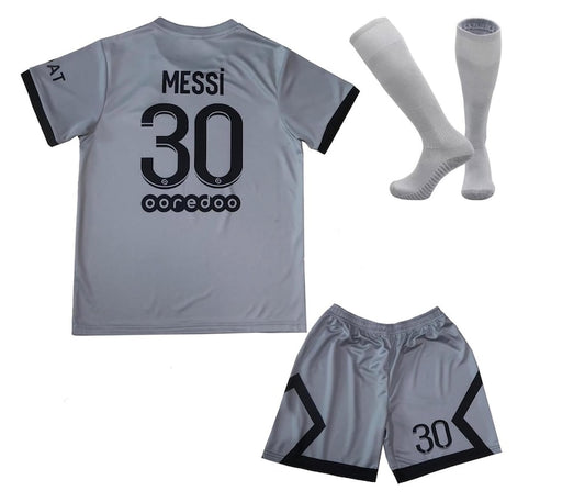 PSG otroški nogometni dres Messi #30 - nogavice + maska + obesek (140-150cm)