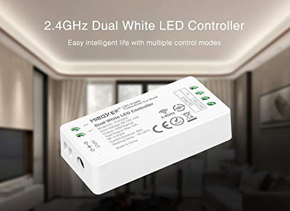 ⚡ Komplet 4x LED krmilnik FUT035S MIBOXER + daljinec – dvobarvni, WiFi 2.4GHz/RF