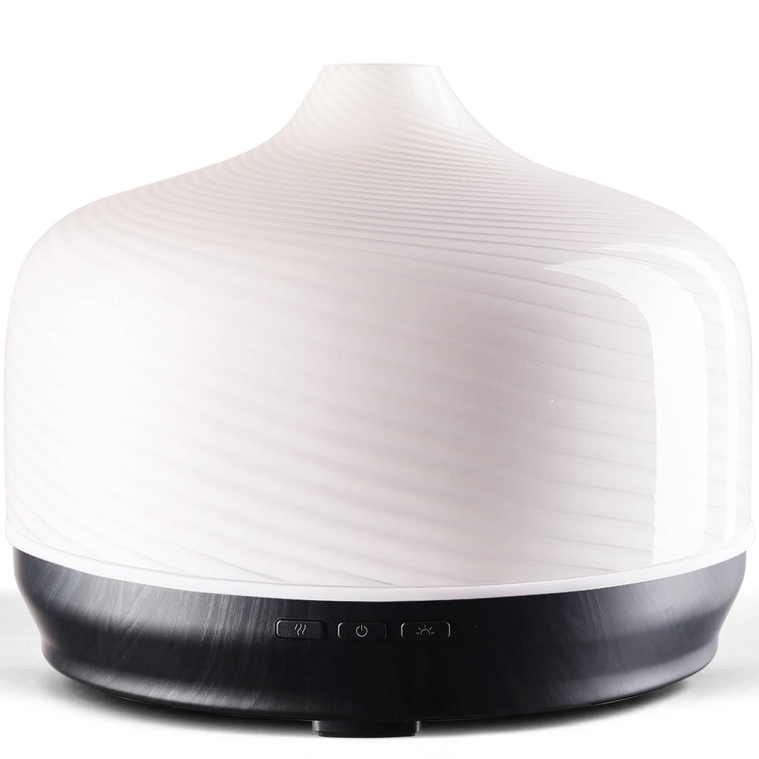 PORSEME aroma difuzor/vlažilec 500 ml – steklen, ultrazvočni, LED osvetlitev