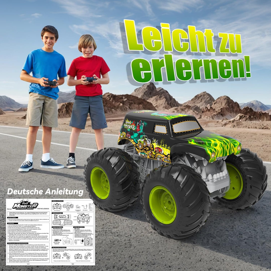 RC Monster Truck amfibijski daljinsko voden avto 1:16