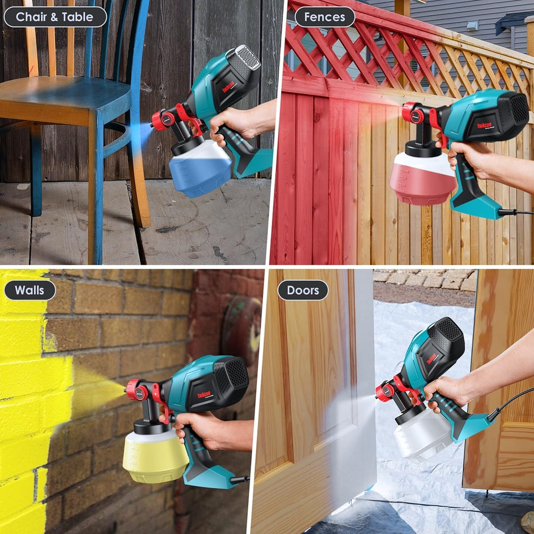 ENEACRO HVLP električna barvna pištola 700 W – profesionalni razpršilnik z 1200 ml posodo