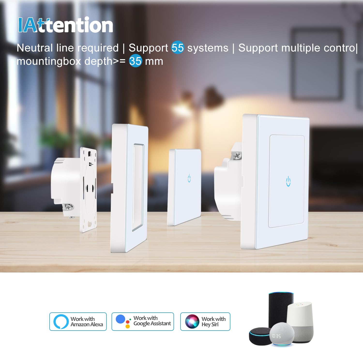 Pametno WiFi stikalo na dotik za luči CurrySmarter, Wifi, App - naklikaj.si