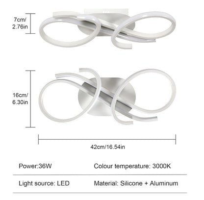 💡 Comely modern LED ceiling lamp 36W, 3900lm, 3000K