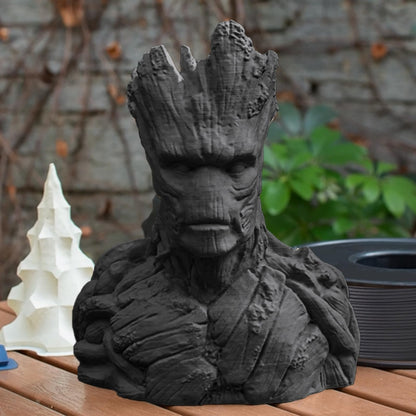 🧵 TEQSTONE PLA filament - 1.75 mm, Wood Ebony, 1 kg (Opened package)