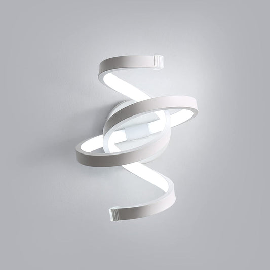 💡 Spiralna LED stenska svetilka 18W, 6500K