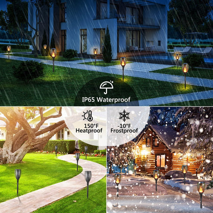 🔥 Moxled Solar Torch Light XL – 4x zunanje solarne bakle s plamenskim učinkom - naklikaj.si