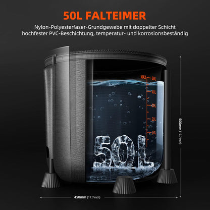 Spider Farmer namakalni sistem s 50L zložljivim rezervoarjem ter črpalko 25W - naklikaj.si