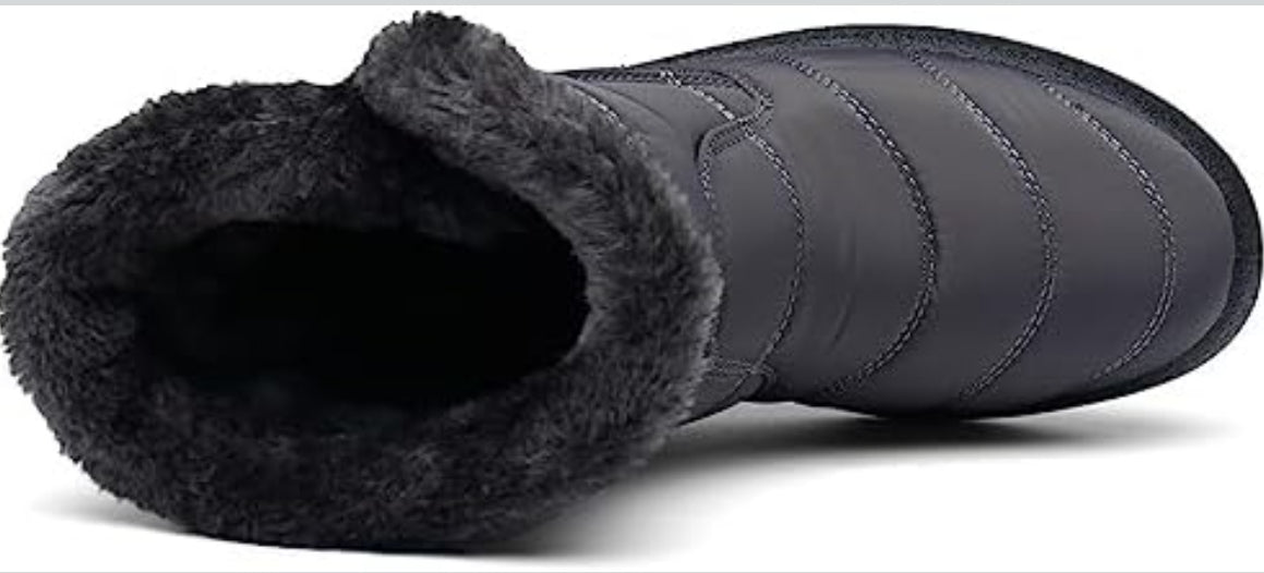 KVbaby otroški podloženi zimski škornji z zadrgo (št. 29, sivi)