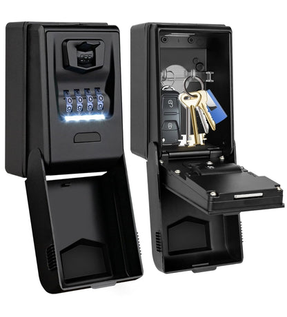🔐 Secure lock - key box with combination and LED lighting