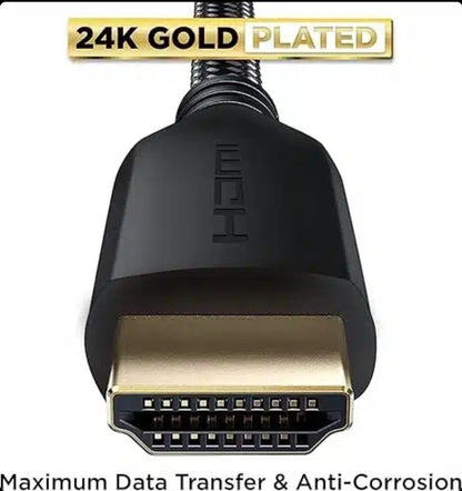 PowerBear 4K HDMI kabel High-Speed z zlatimi priključki - pleteni najlon (različne dolžine)