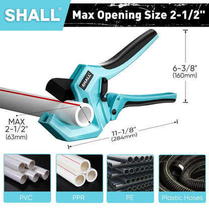 🔧 Rezalnik plastičnih cevi SHALL 63 mm