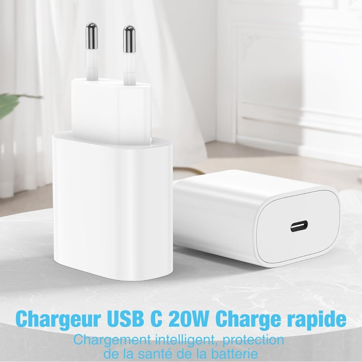 DGVERS 20W PD USB-C hitri polnilec (2 kosa) – univerzalni