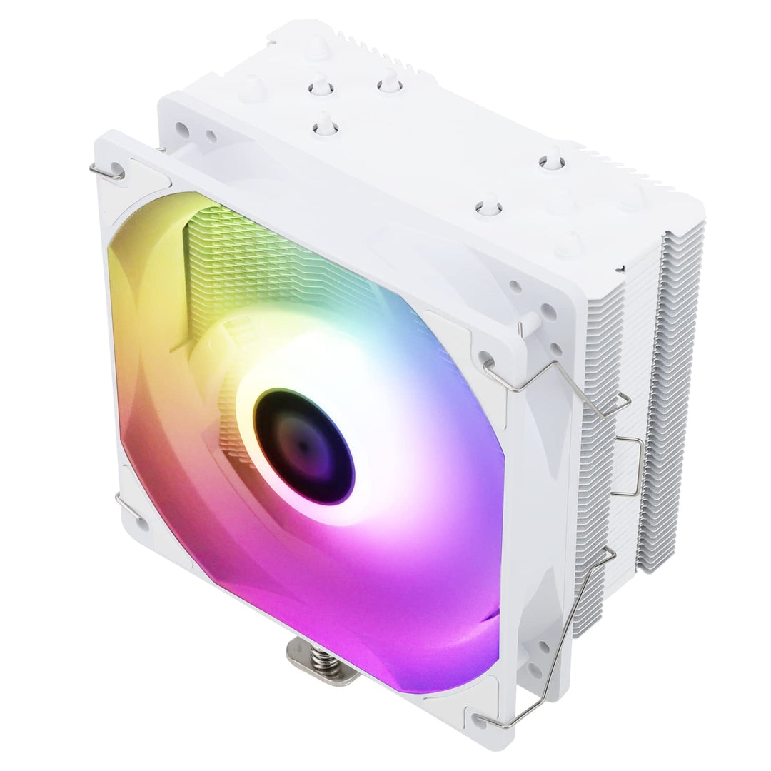 Thermalright Assassin King 120 SE WHITE ARGB – hladilnik za procesor (5 toplotnih cevi, RGB osvetlitev)