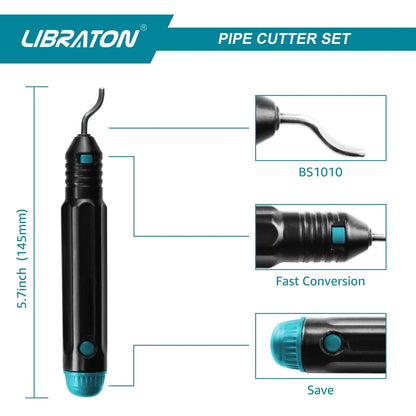 🔧 Libraton pipe cutter 5-50 mm - with edge trimming tool