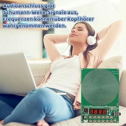 Schumannov generator resonance 7.83 Hz za zmanjševanje stresa, USB