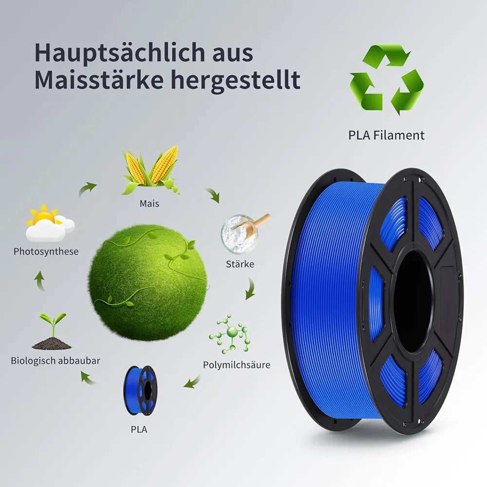 🧵 ANYCUBIC PLA filament - 1.75 mm, modra, 1kg (Manjka 150g)
