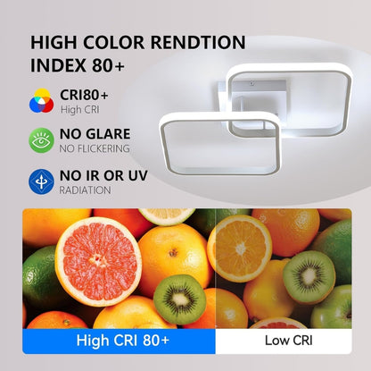 💡 LED ceiling light with remote control 50W