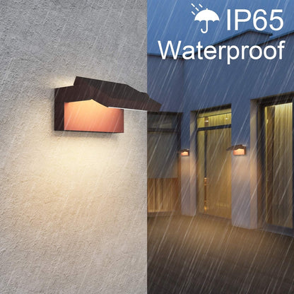 💡KLIGHTEN LED outdoor/indoor wall lamp 24W, 3000K, IP65 - bronze