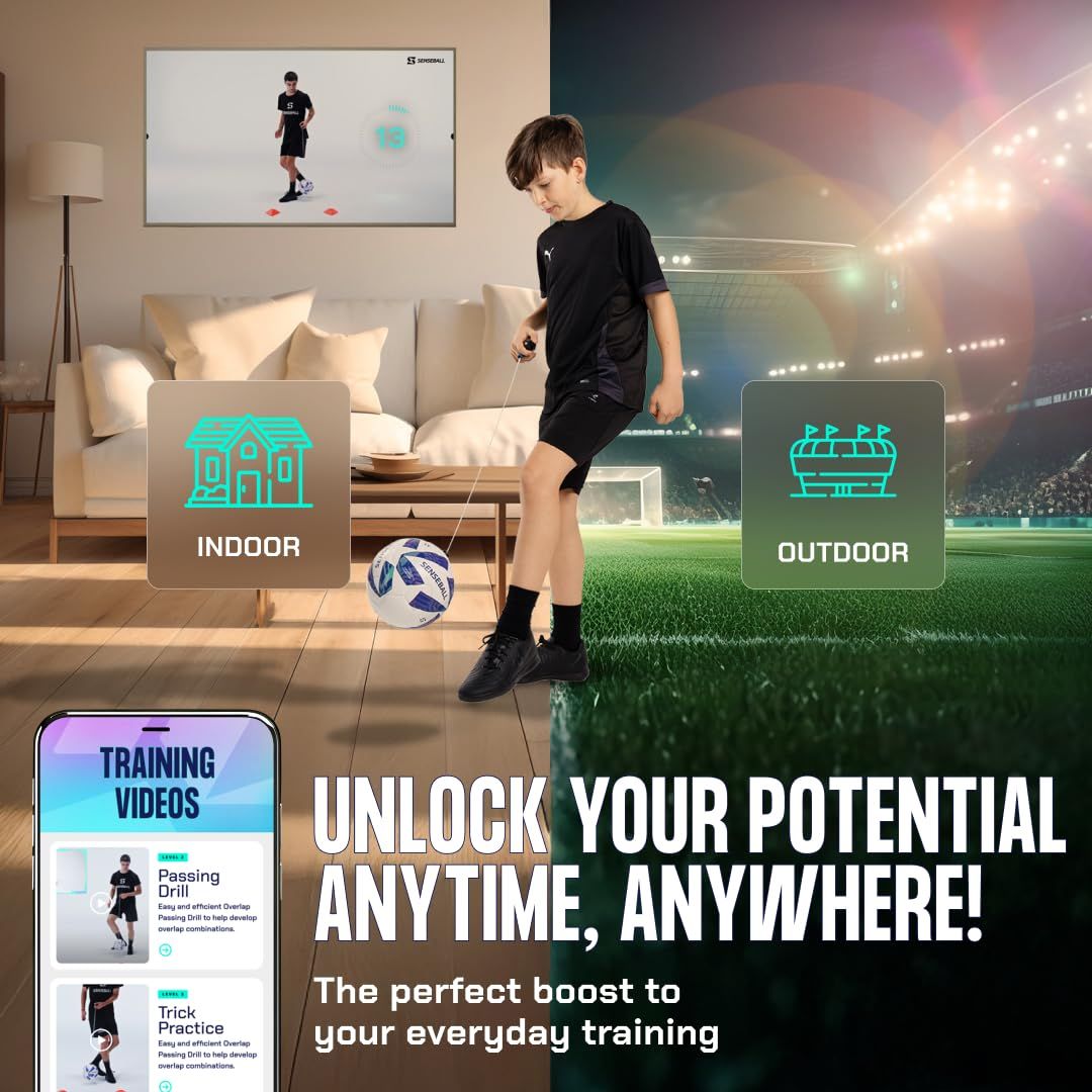 SenseBall profesionalna nogometna žoga za trening z aplikacijo
