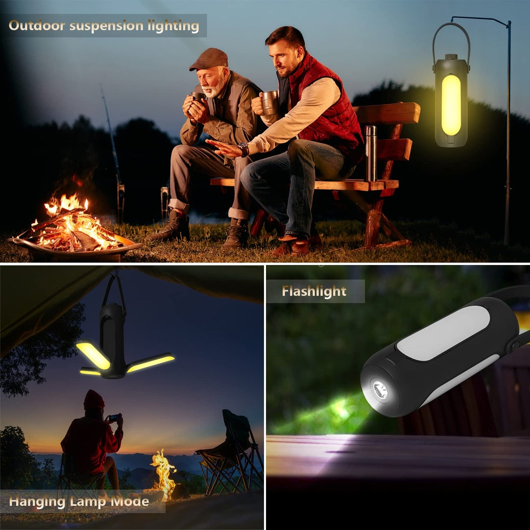 🏕 Prenosna LED kamp svetilka z 10.000mAh baterijo