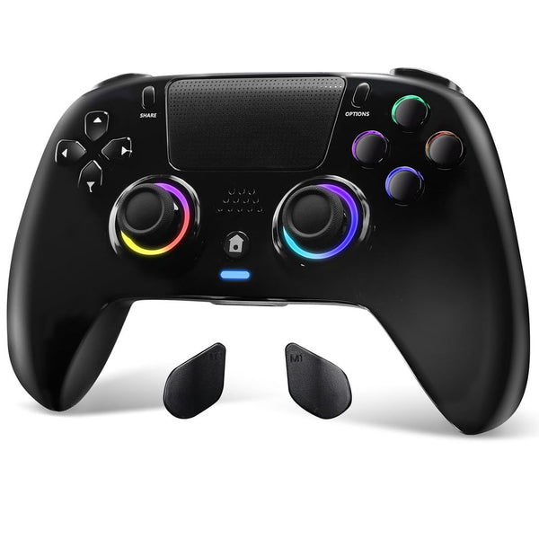 DojoZone brezžični igralni kontroler za PS4 z RGB osvetlitvijo