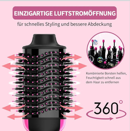 Ionska 3-v-1 fen krtača SAWOP – sušenje, ravnanje in volumen v enem koraku (1200W)