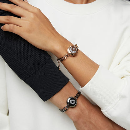 TOTWOO pametna zapestnica za pare – komplet 2× Sun & Moon (osvetlitev + vibracije)