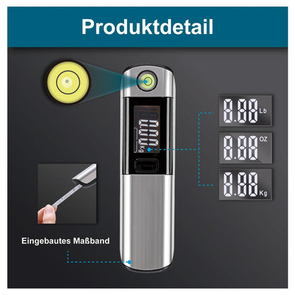 Digitalna prenosna tehtnica za prtljago z merilnim trakom – do 50 kg