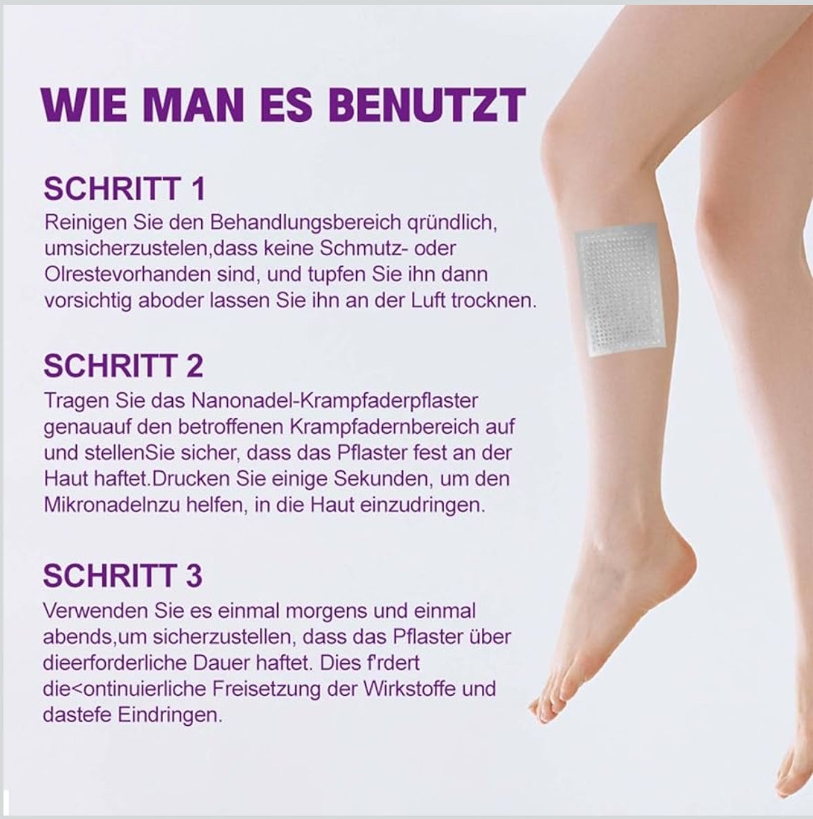 8x POLIDOCANOL-NANO obliži proti krčnim žilam (2x4kom)