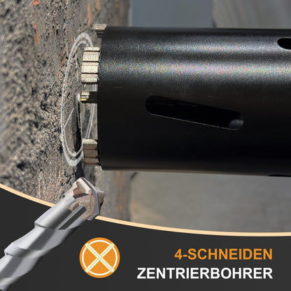 Diamantna kronska žaga 112 mm – komplet za beton, opeko in kamen