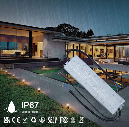 ⚡ REYLAX LED power supply 24V, 60W, IP67 – dimmable