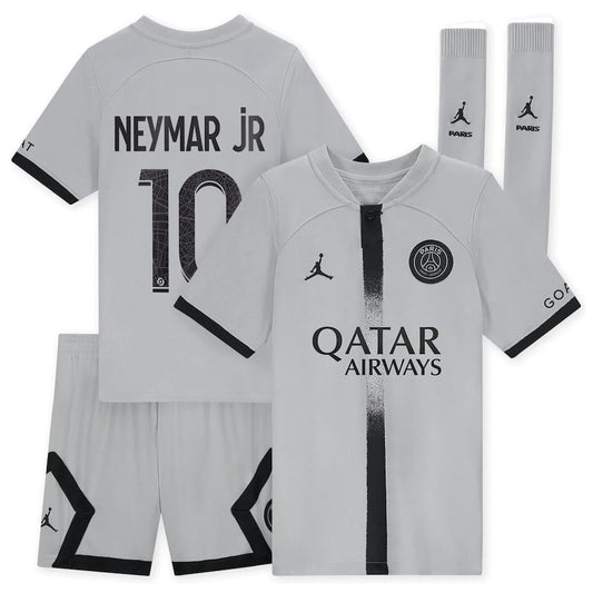 👕 PSG otroški nogometni dres Neymar Jr #10 - nogavice + maska + obesek (130-140cm)