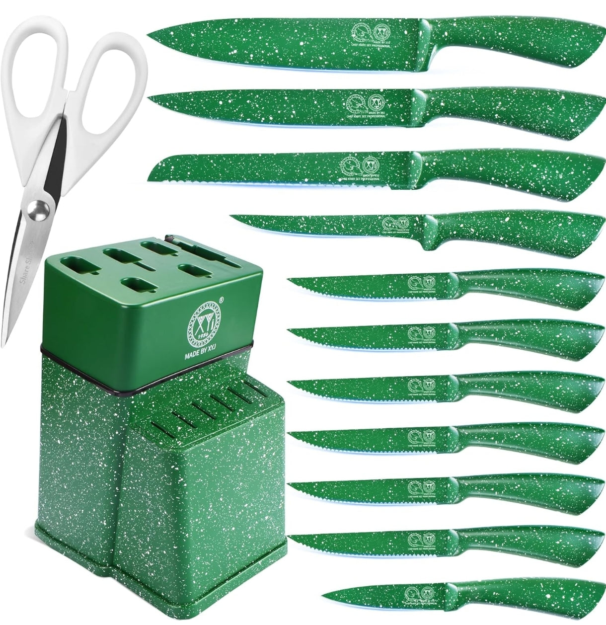 Set nožev XYJ - 13v1 z stojalom