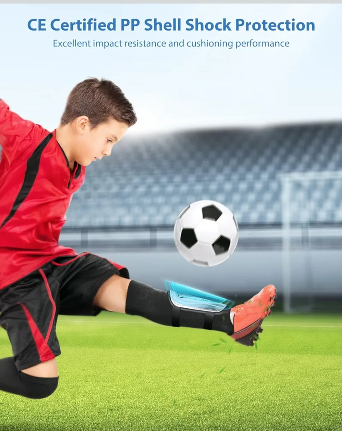AIRSFISH otroški nogometni ščitniki velikost S (140-160cm)