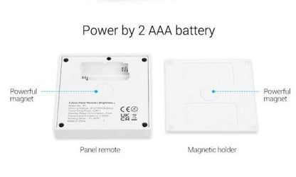 MiBoxer Stenski upravljalnik Mi-Light FUT-B1 – pametni 4-conski zatemnilnik za enobarvne LED trakove