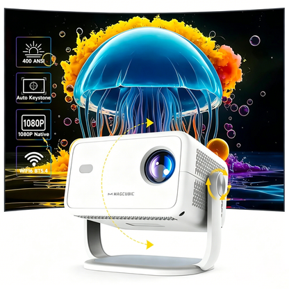 LED projektor Magcubic L018, 4K/8K, 400ANSI, Android 14, Wifi 6, AutoFocus