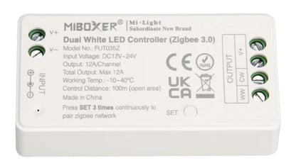 MiBOXER FUT035Z – Dvojno-bel LED krmilnik (Zigbee 3.0)