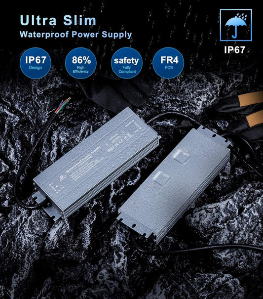 ⚡ DUSKTEC LED napajalnik 24V, 60W, IP67