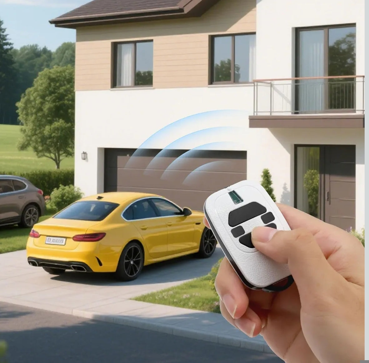 2x DEA kompatibilen daljinec za garažna vrata 433,92 MHz – 4 gumbi