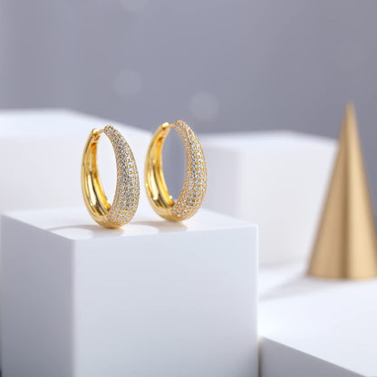 Srebrni uhani 925 Creole za ženske – 20mm - naklikaj.si