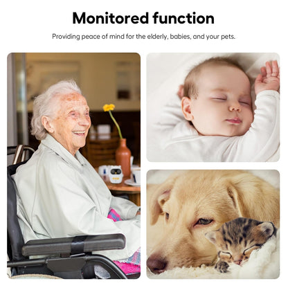 🍼 Rechargeable audio baby monitor / home intercom – set of 3 stations, range 300m