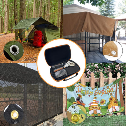 HAPDEN profesionalne klešče za kovinske obročke – komplet z 200 kosi in torbico