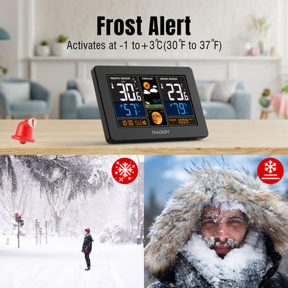 🌦️ Raddy WiFi weather station with outdoor sensor