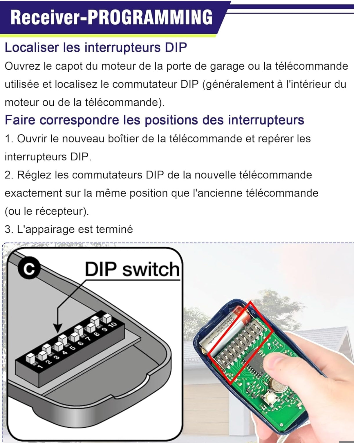 2x Daljinec za garažna vrata NICE FLO1 / FLO2 / FLO4 – 433,92 MHz (2 gumba)
