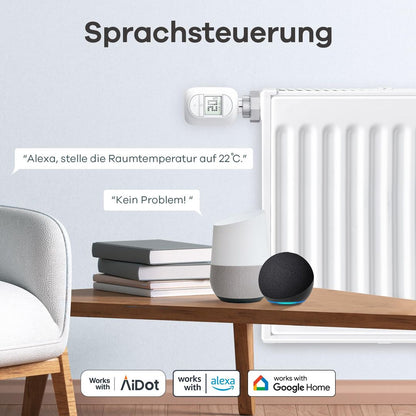LINKIND WiFi pametni termostatski ventil za radiator + HUB + adapterji