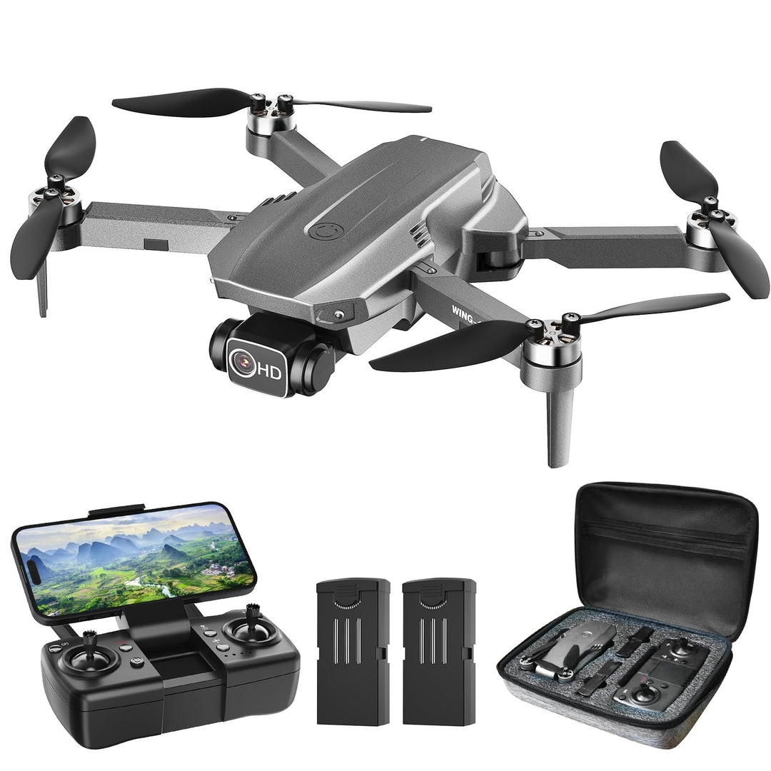 Wipkviey B12 GPS dron z 4K SONY kamero in 2 baterijama, GPS, (do 50 min leta