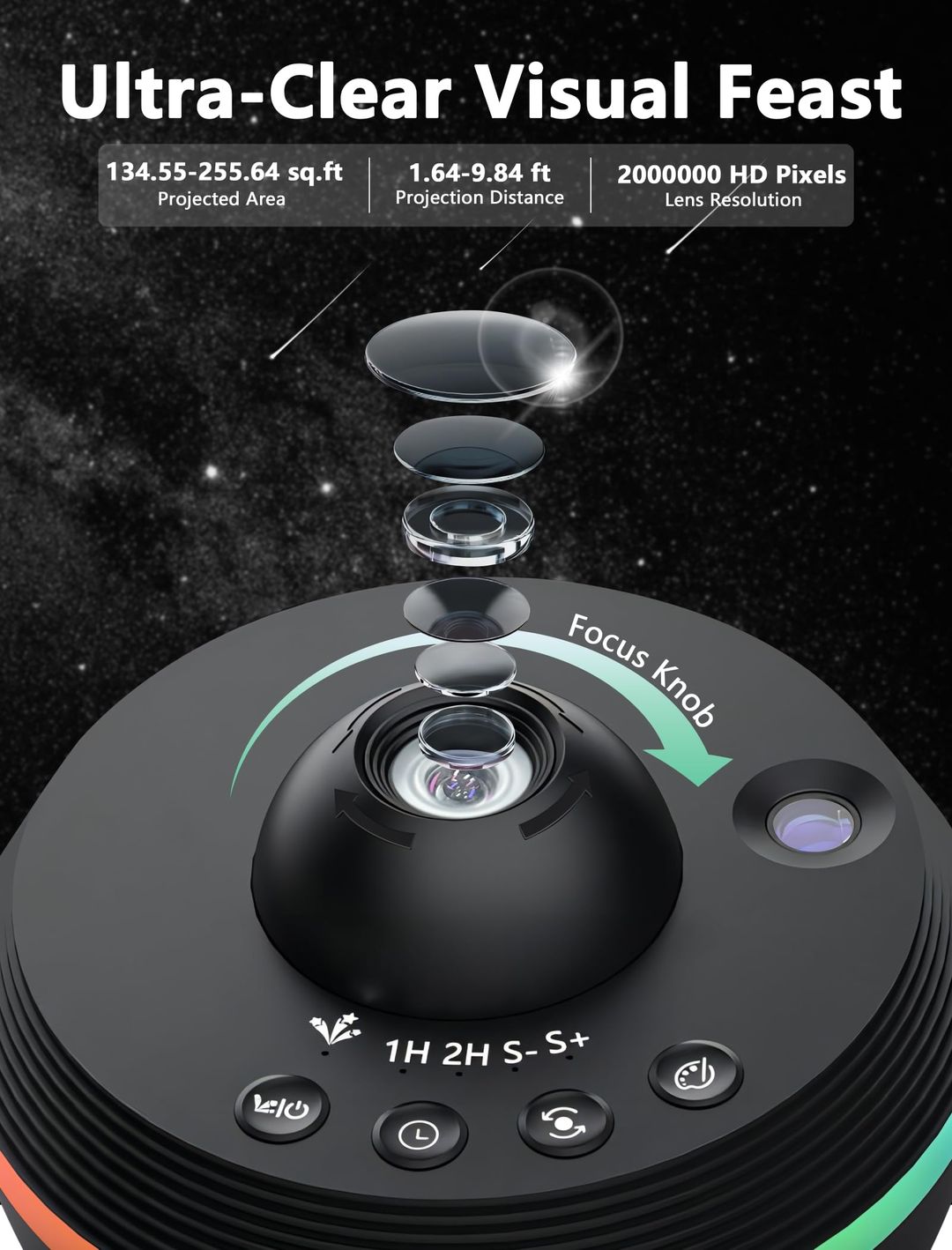 Projektor zvezdnega neba Galaxy Star Projecter – 13 v 1 - naklikaj.si