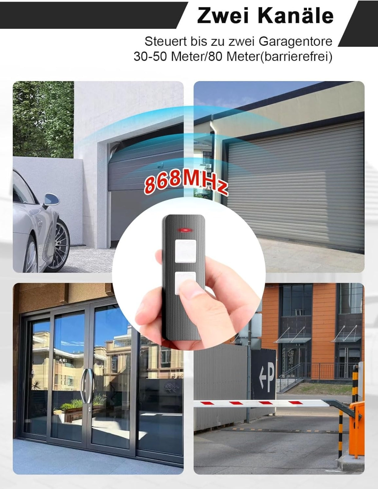 2x Sommer 868 MHz nadomestni daljinec za garažna vrata - naklikaj.si